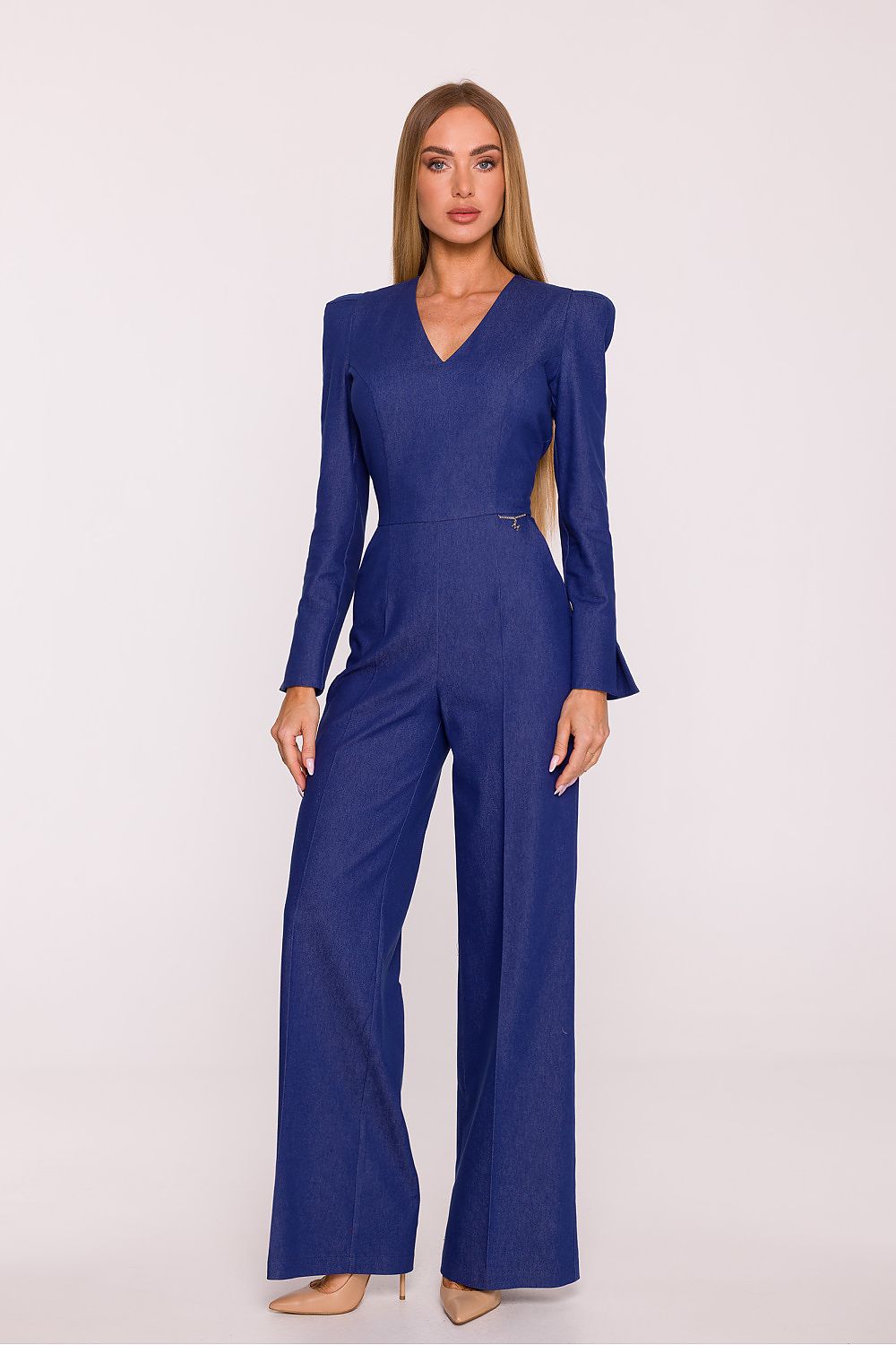 Boss Energy Jumpsuit - Denim Blue - Ruby Vixen