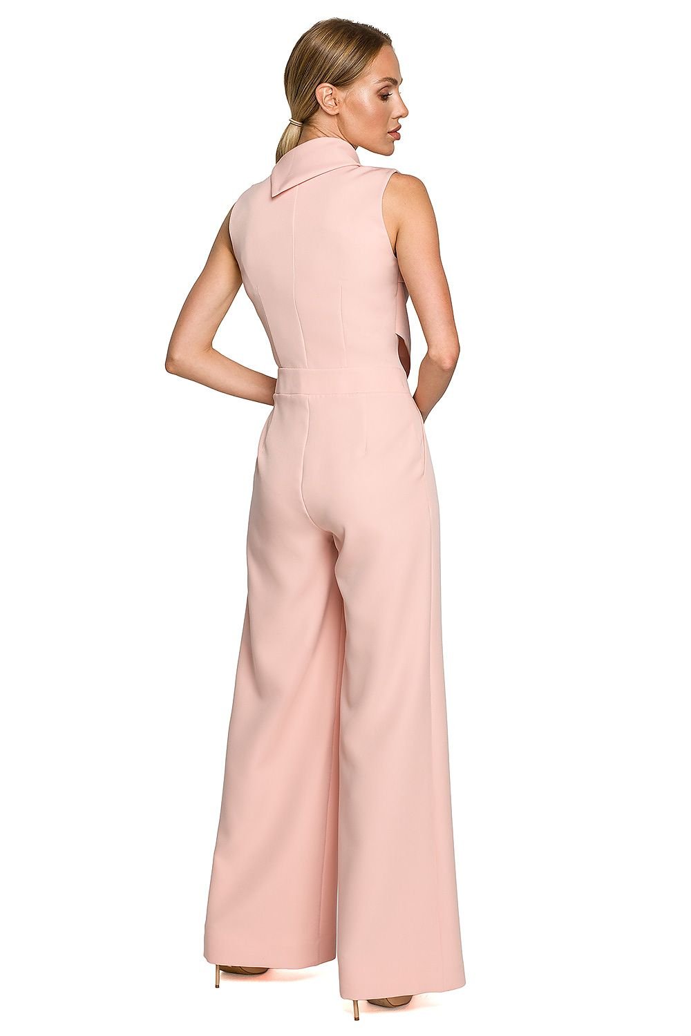 Isla Sleeveless Jumpsuit - Soft Pink - Ruby Vixen