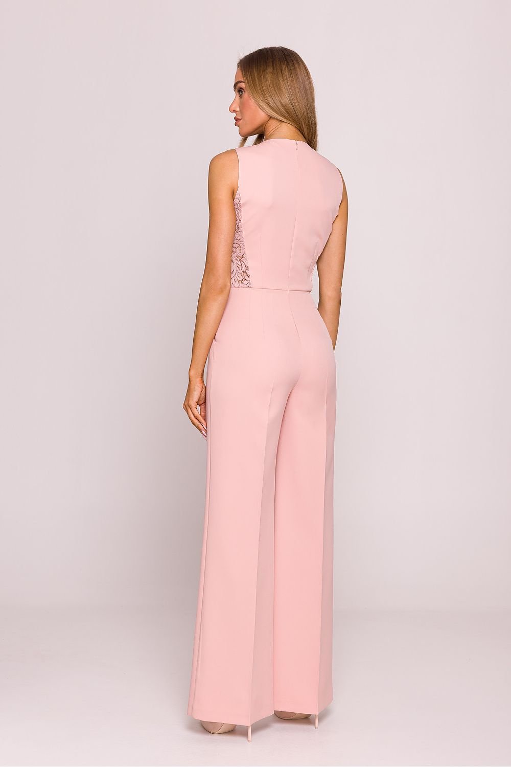Nova Sleeveless Jumpsuit - Pink - Ruby Vixen