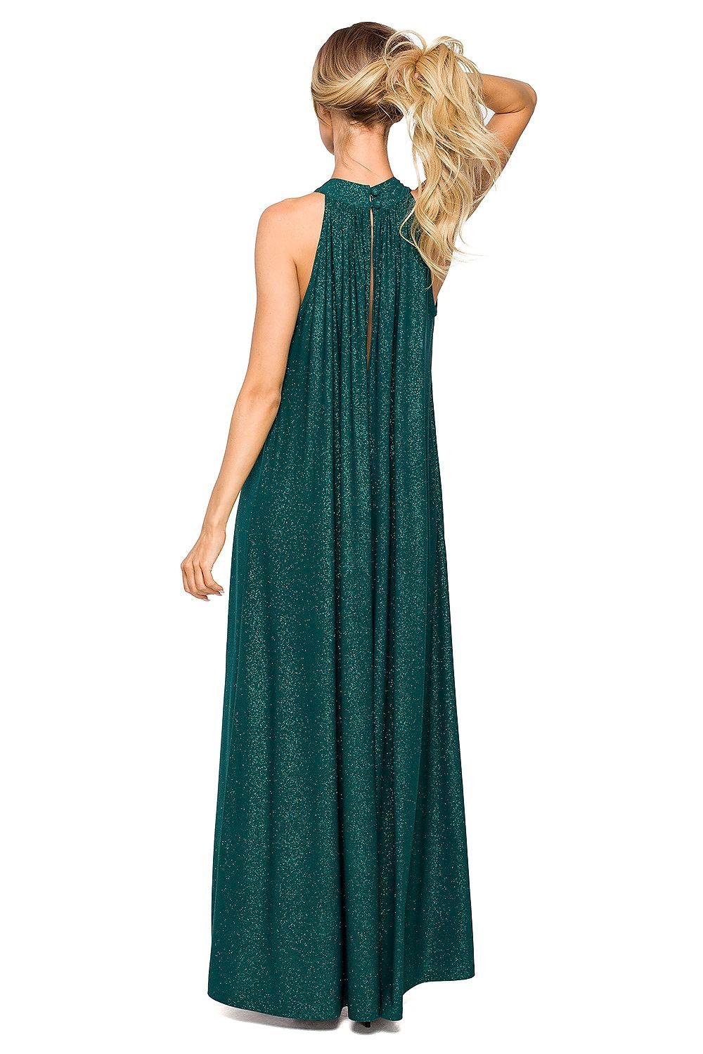 Stella Halterneck Maxi Dress - Emerald - Ruby Vixen