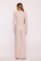 Boss Energy Jumpsuit - Beige - Ruby Vixen