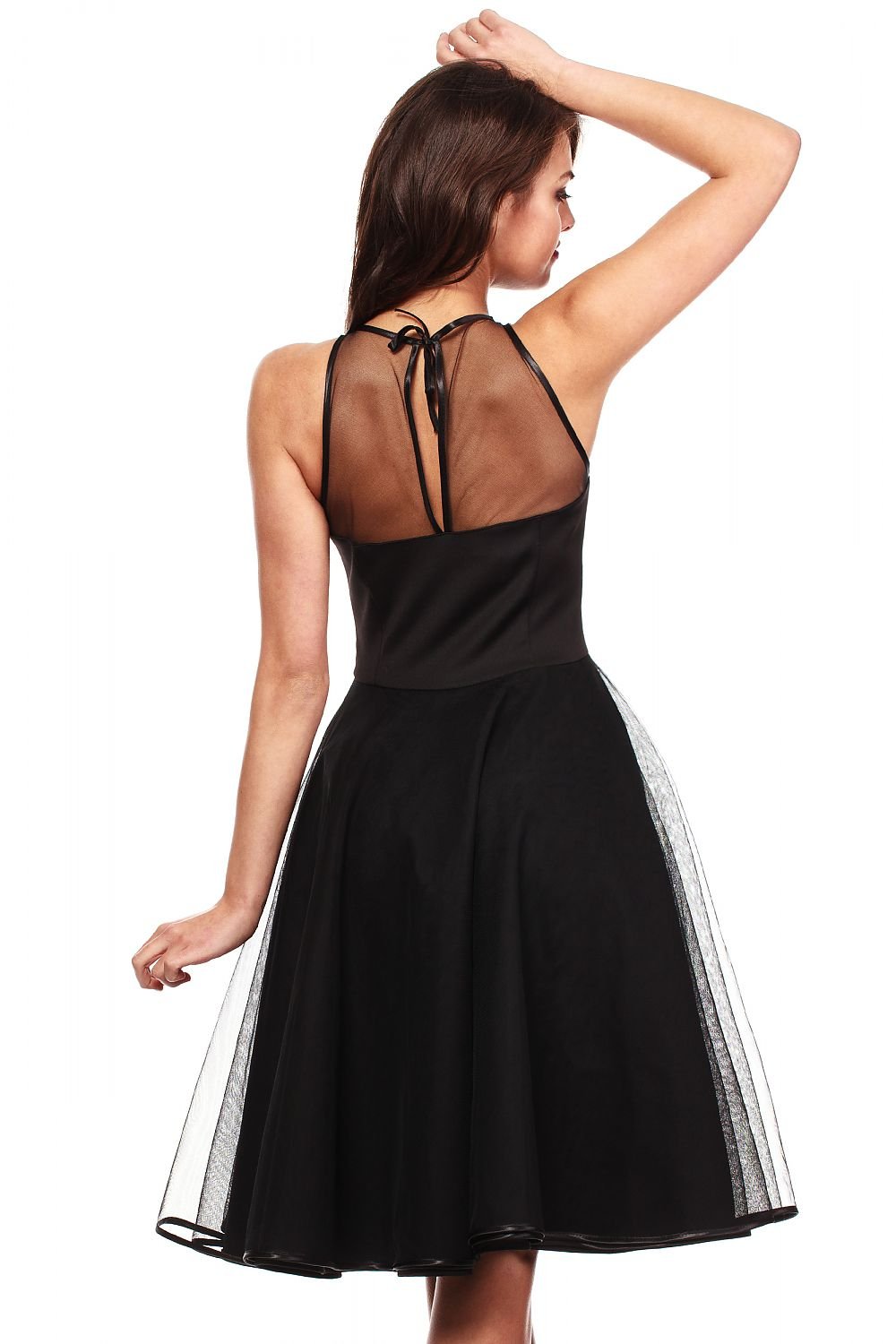 Luna Tulle Cocktail Dress - Black - Ruby Vixen