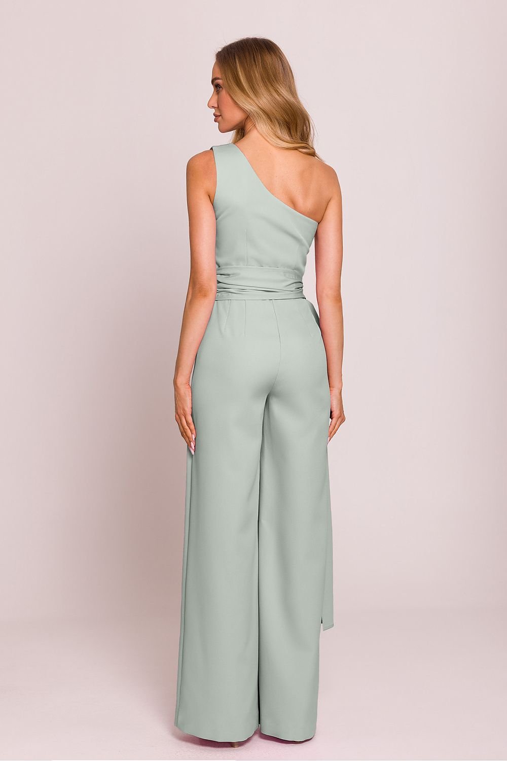 Mila Asymmetrical Jumpsuit - Mint Green - Ruby Vixen