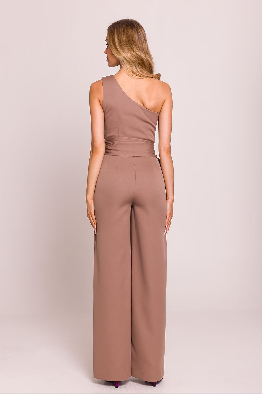 Mila Asymmetrical Jumpsuit - Mocha - Ruby Vixen