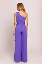 Mila Asymmetrical Jumpsuit - Violet - Ruby Vixen