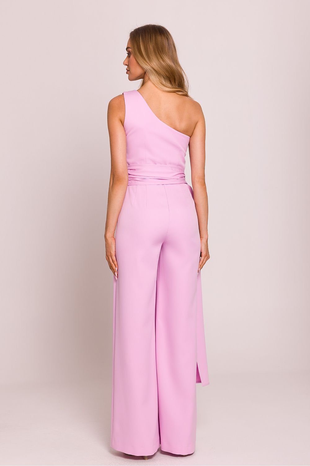 Mila Aysmmetrical Jumpsuit - Light Pink - Ruby Vixen