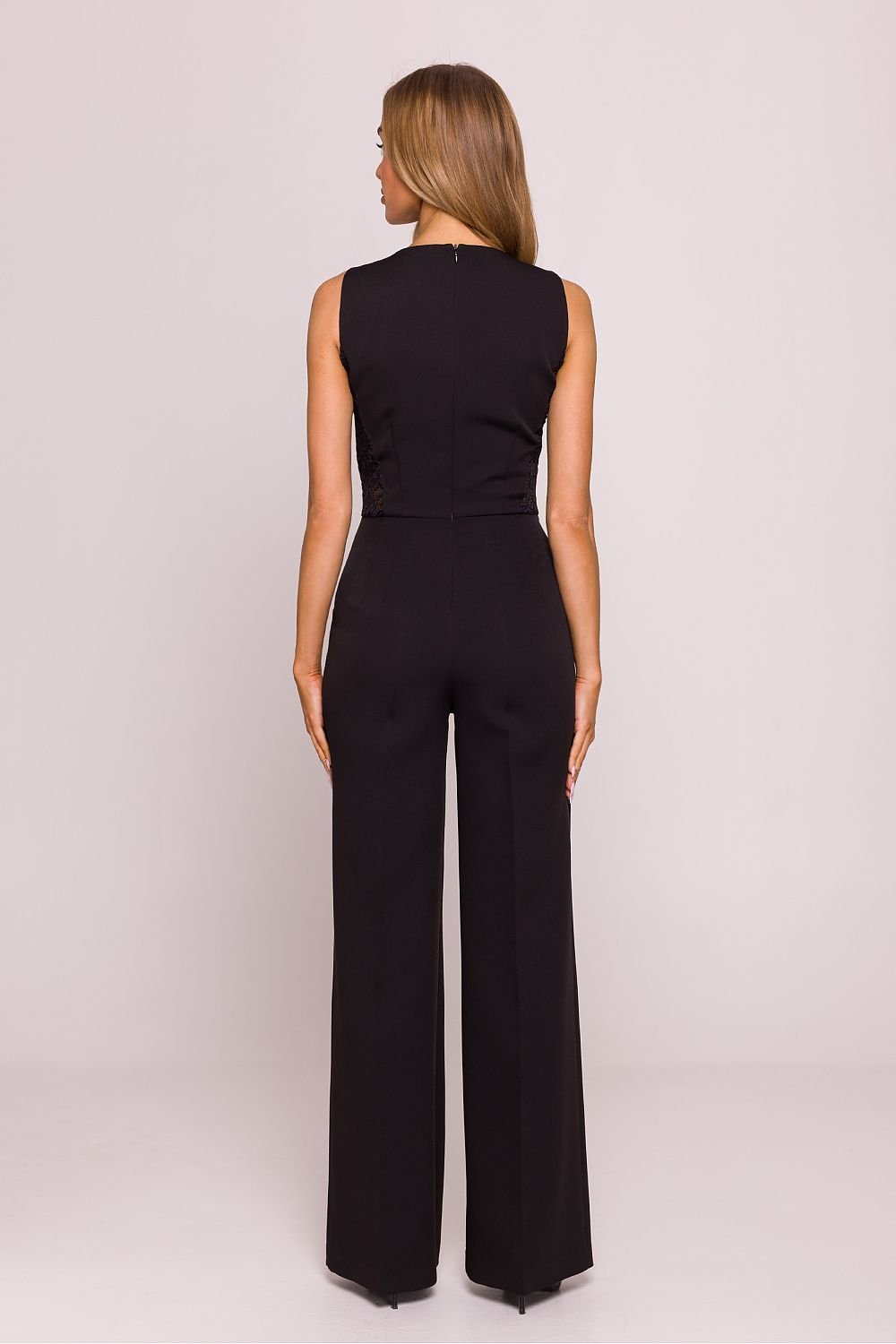 Nova Sleeveless Jumpsuit - Black - Ruby Vixen