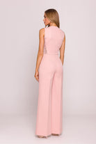 Nova Sleeveless Jumpsuit - Pink - Ruby Vixen