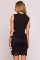 Sienna Lace Cocktail Dress - Black - Ruby Vixen
